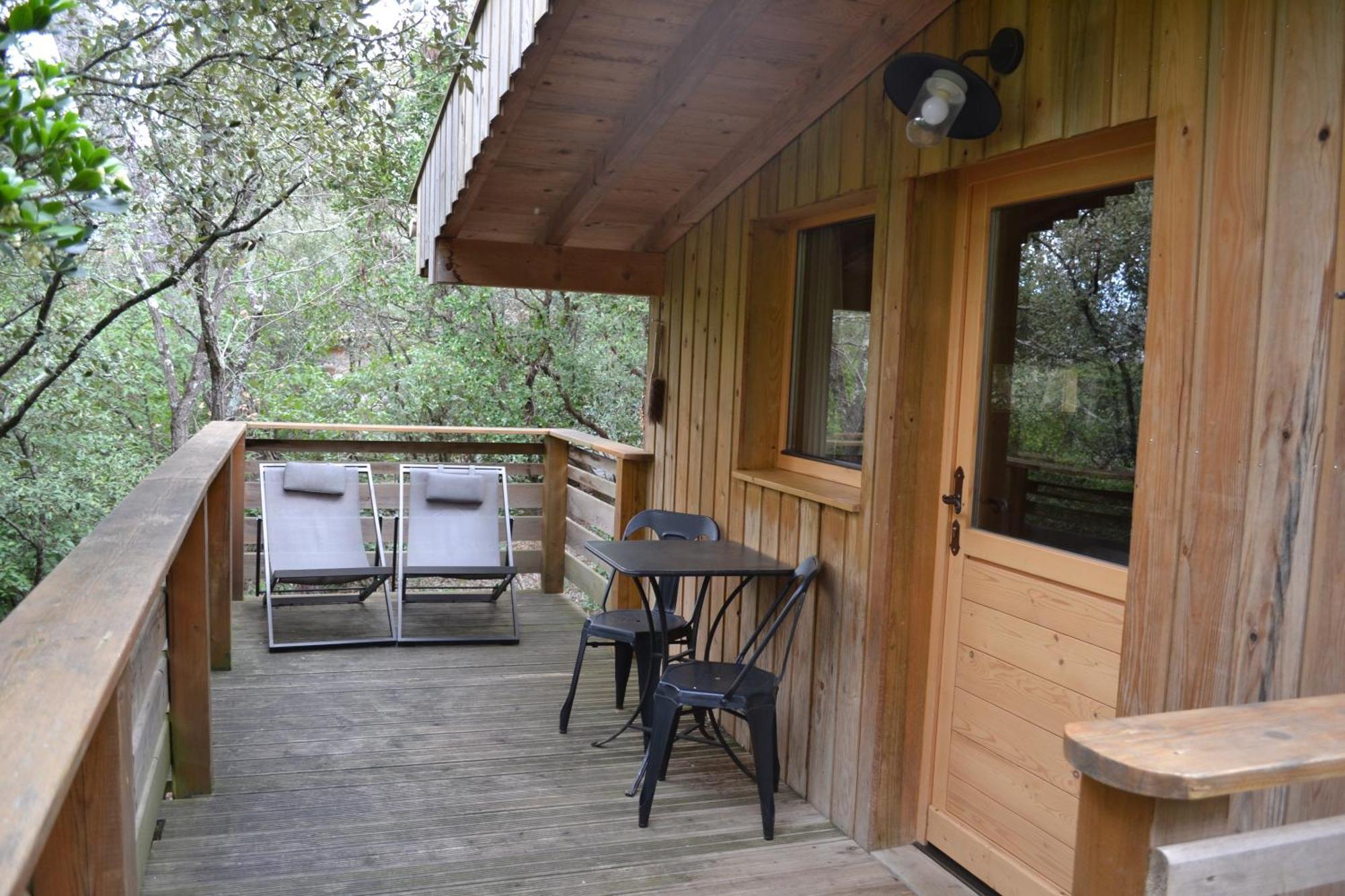Les Cabanes Dans Les Bois Logis Hotel Villedubert Kültér fotó