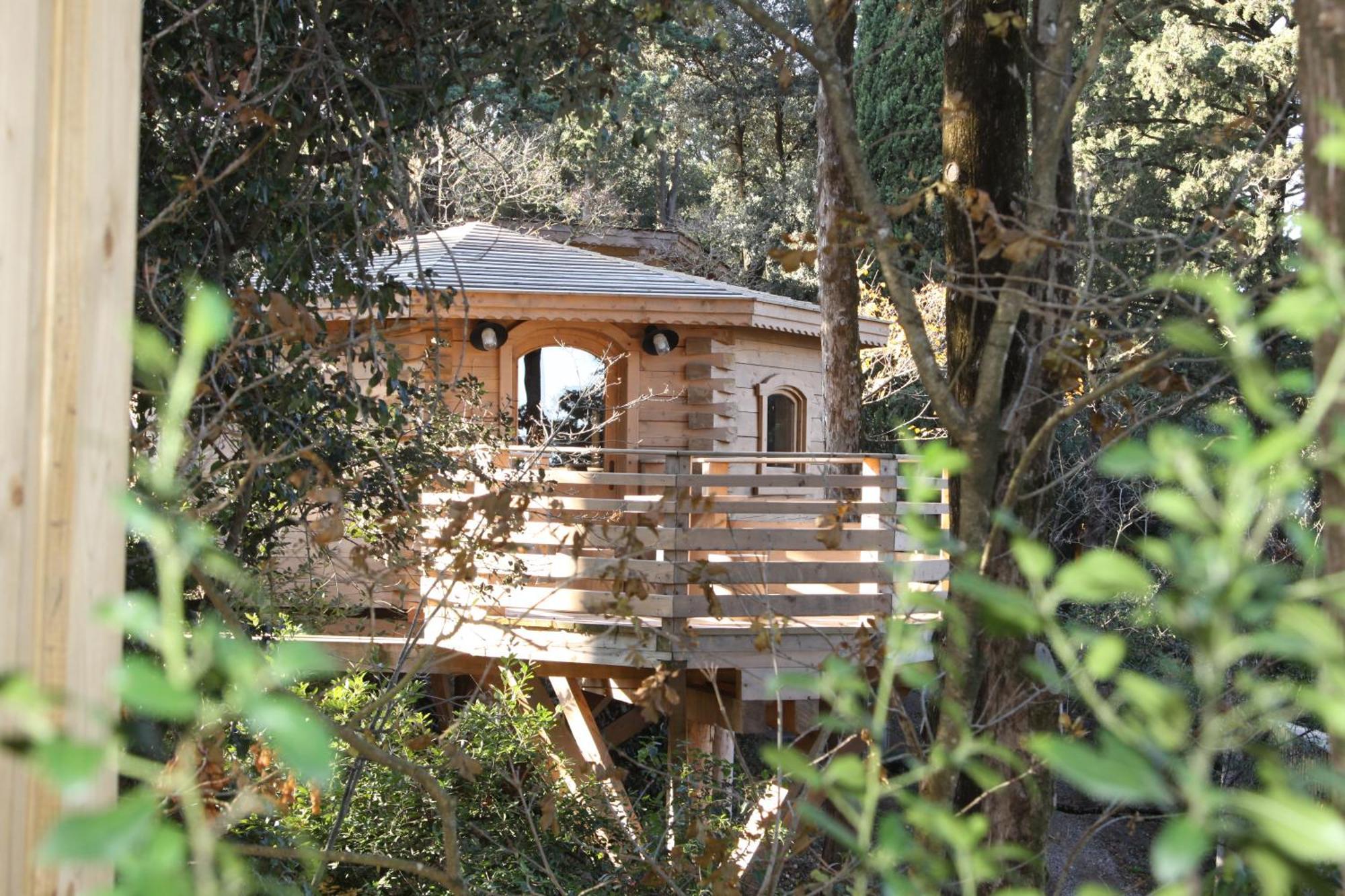 Les Cabanes Dans Les Bois Logis Hotel Villedubert Kültér fotó