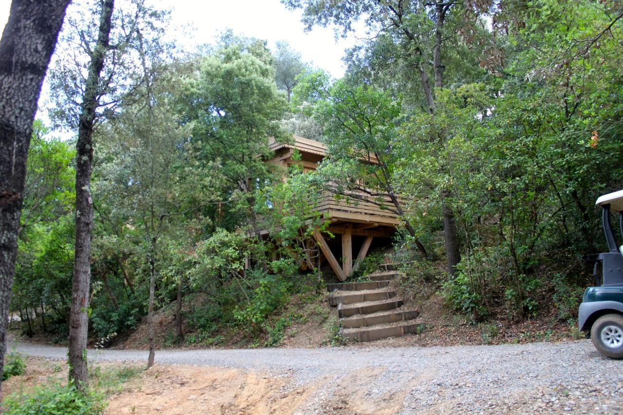 Les Cabanes Dans Les Bois Logis Hotel Villedubert Kültér fotó