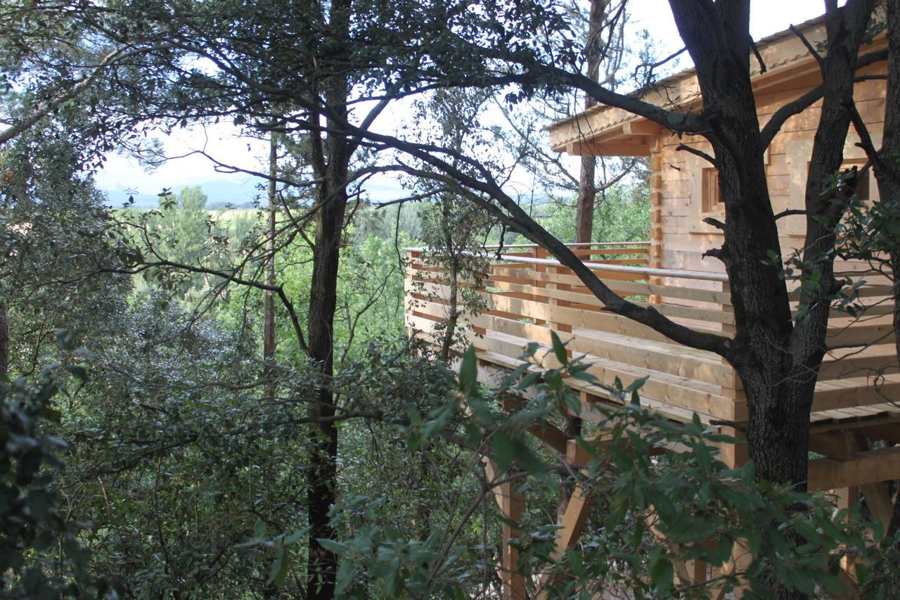 Les Cabanes Dans Les Bois Logis Hotel Villedubert Kültér fotó